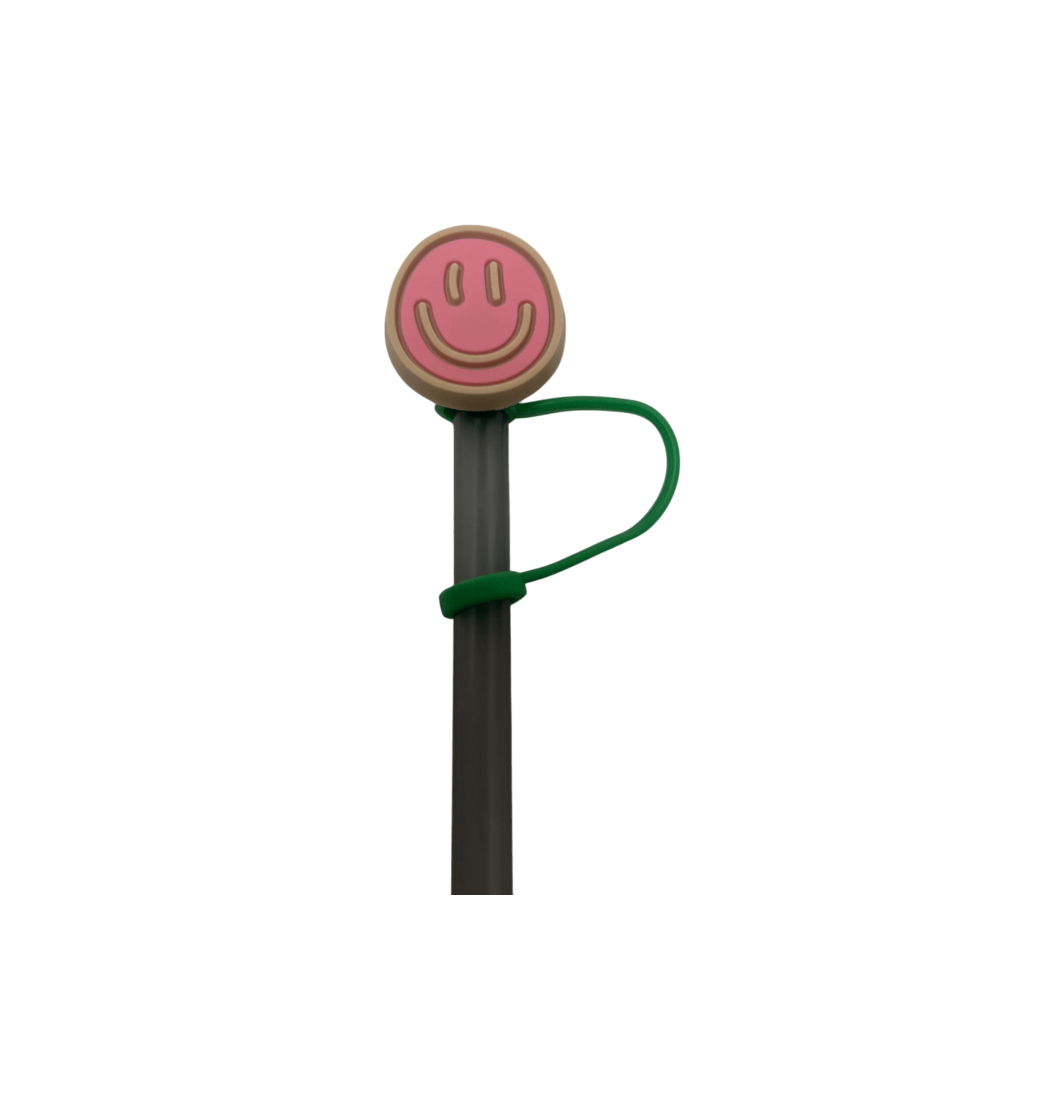 Smiley Face Straw Topper