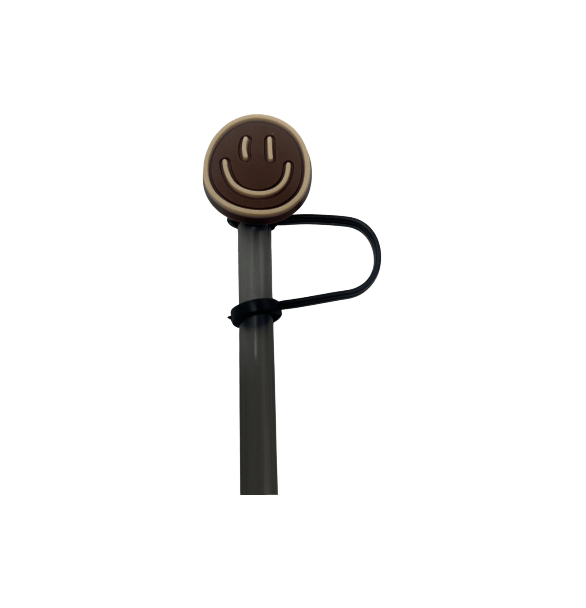 Smiley Face Straw Topper