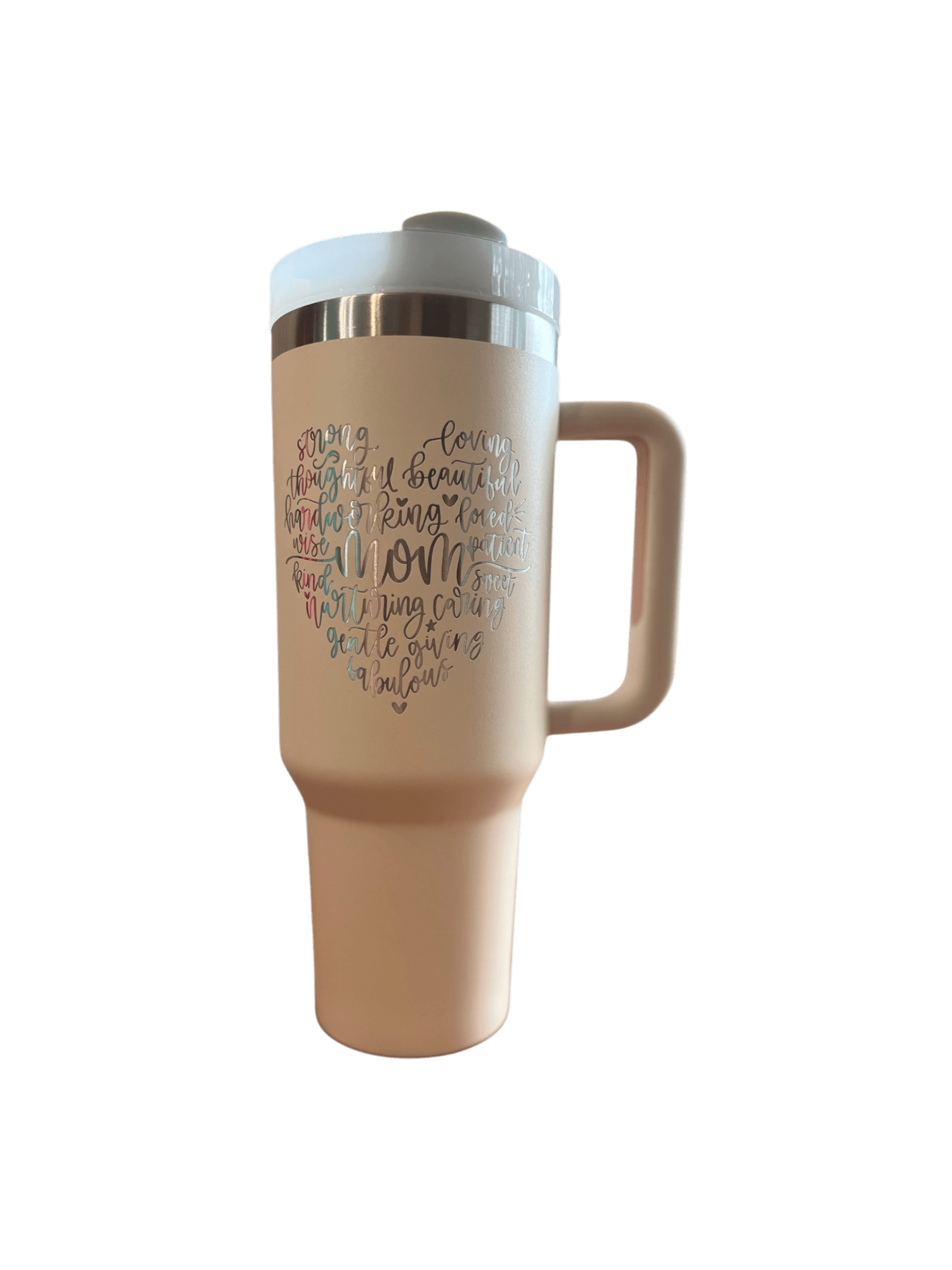 Mom Heart-Stainless Steel Plated Tumbler